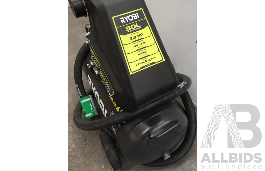 Ryobi airwave 50l discount 2.0 hp air compressor