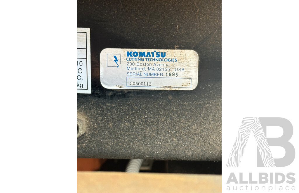 Komatsu Hypertherm HPR130 Plasma Table Programmable