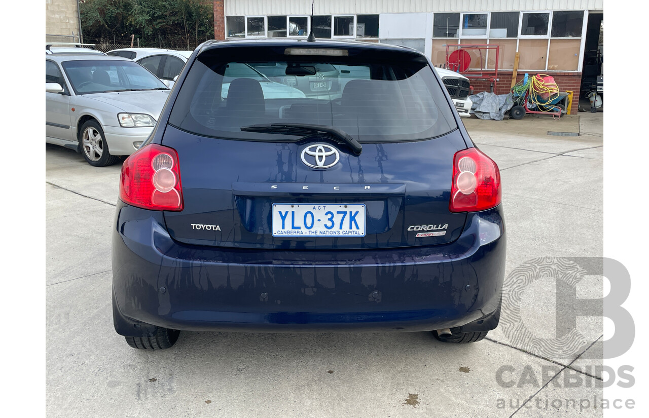 4/2007 Toyota Corolla Levin ZR ZRE152R 5d Hatchback Blue 1.8L