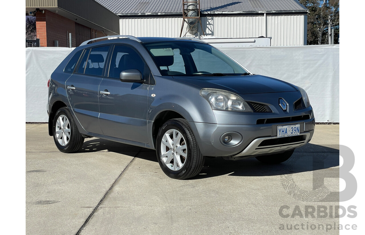 3/2010 Renault Koleos Dynamique (4x2) H45 4d Wagon Grey 2.5L