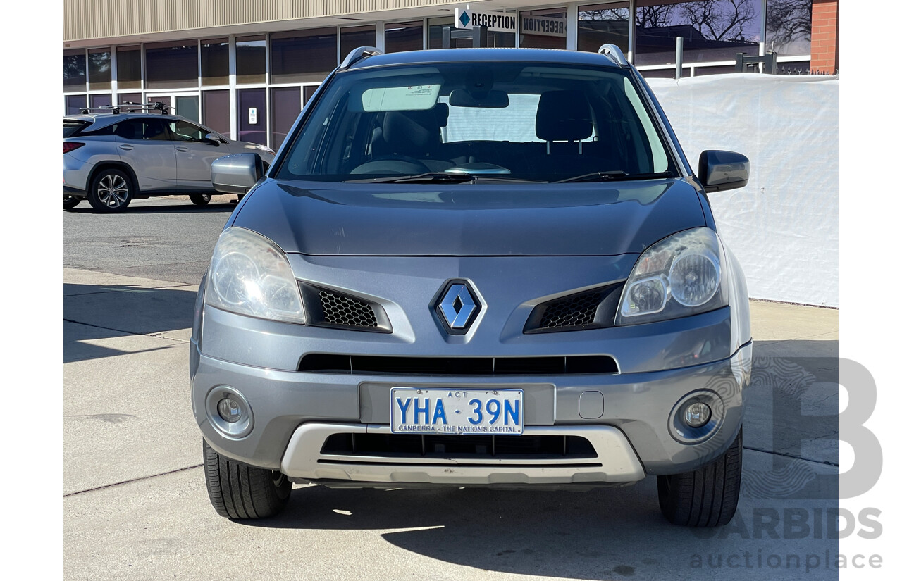 3/2010 Renault Koleos Dynamique (4x2) H45 4d Wagon Grey 2.5L