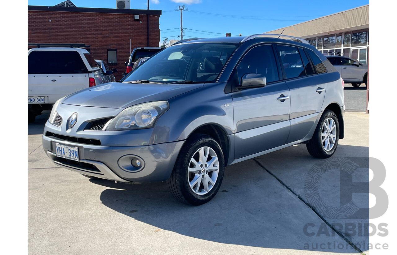 3/2010 Renault Koleos Dynamique (4x2) H45 4d Wagon Grey 2.5L