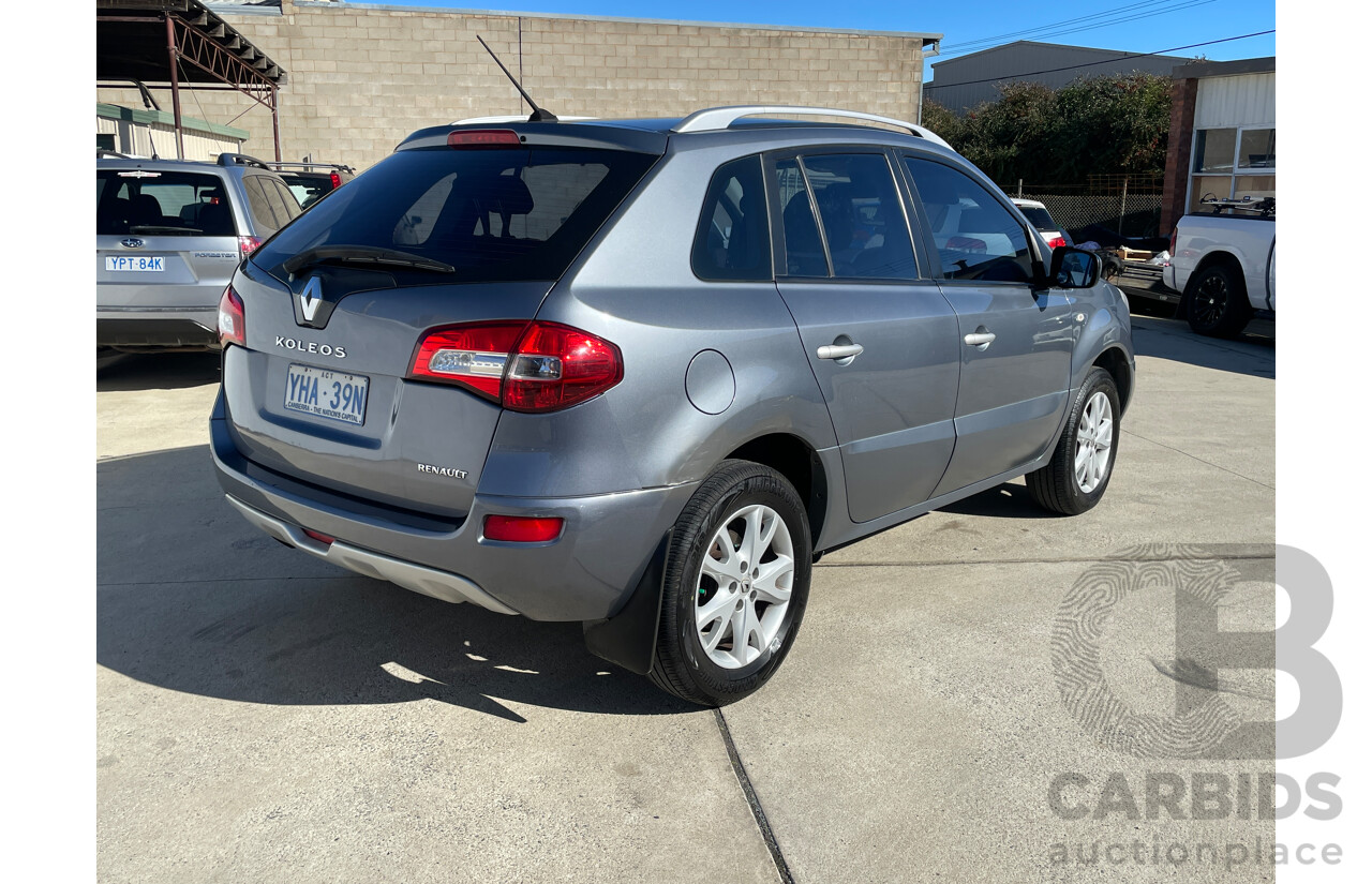 3/2010 Renault Koleos Dynamique (4x2) H45 4d Wagon Grey 2.5L