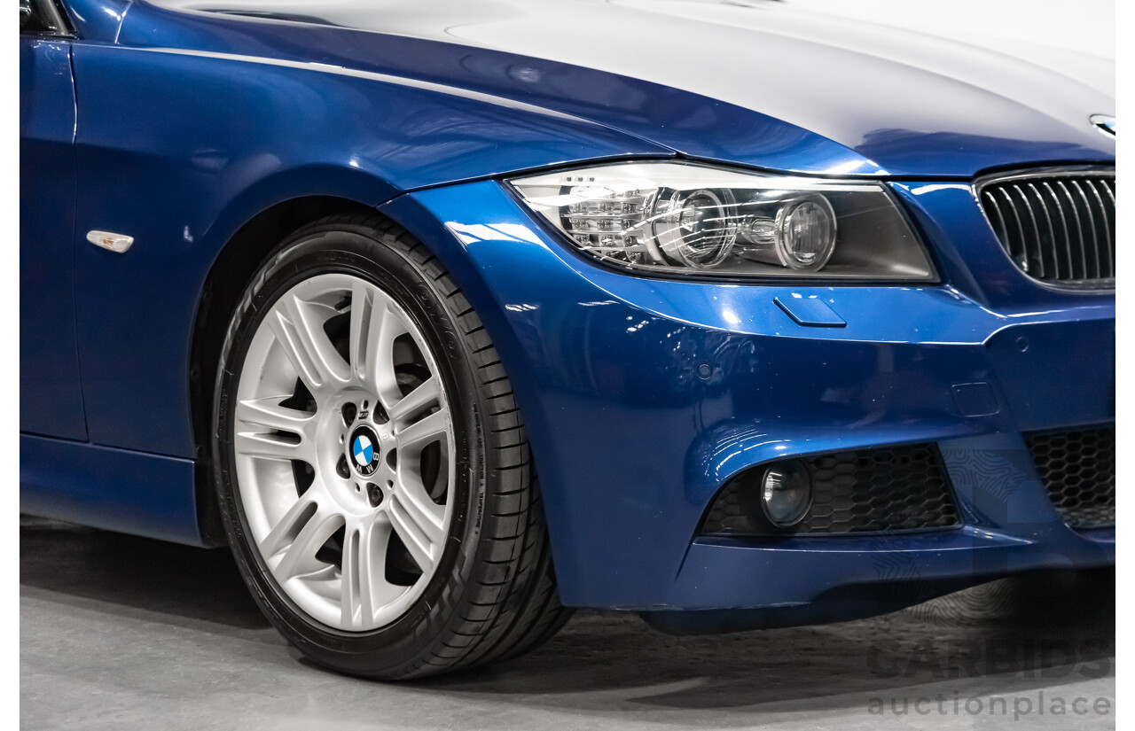 10/2009 BMW 330d E90 M Sport Package MY09 UPGRADE 4d Sedan Le Mans Blue 3.0L Turbo Diesel