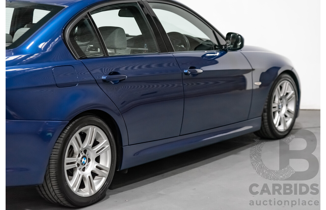 10/2009 BMW 330d E90 M Sport Package MY09 UPGRADE 4d Sedan Le Mans Blue 3.0L Turbo Diesel