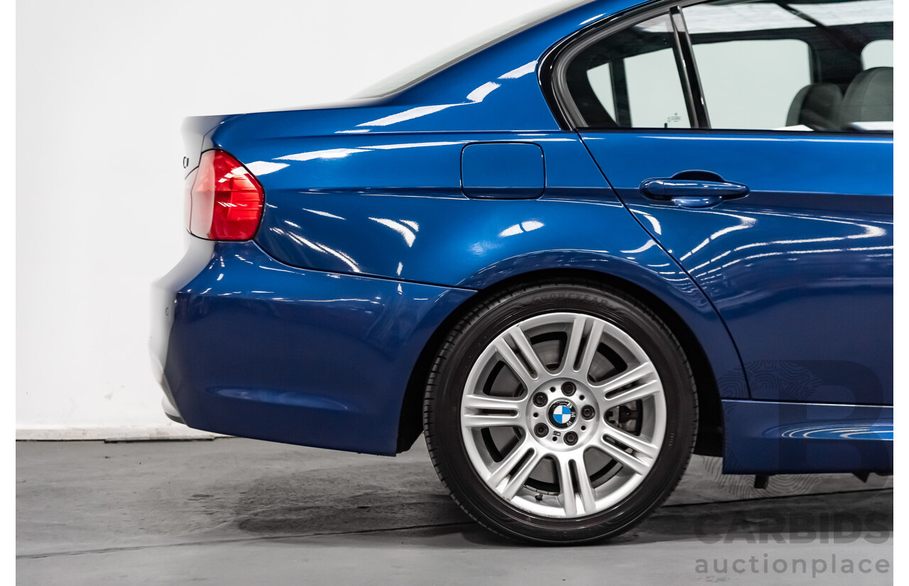 10/2009 BMW 330d E90 M Sport Package MY09 UPGRADE 4d Sedan Le Mans Blue 3.0L Turbo Diesel