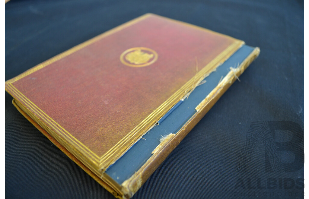 Alice in Wonderland, Lewis Carroll. 1870 Hardcover with Signed Easter Card From the Author