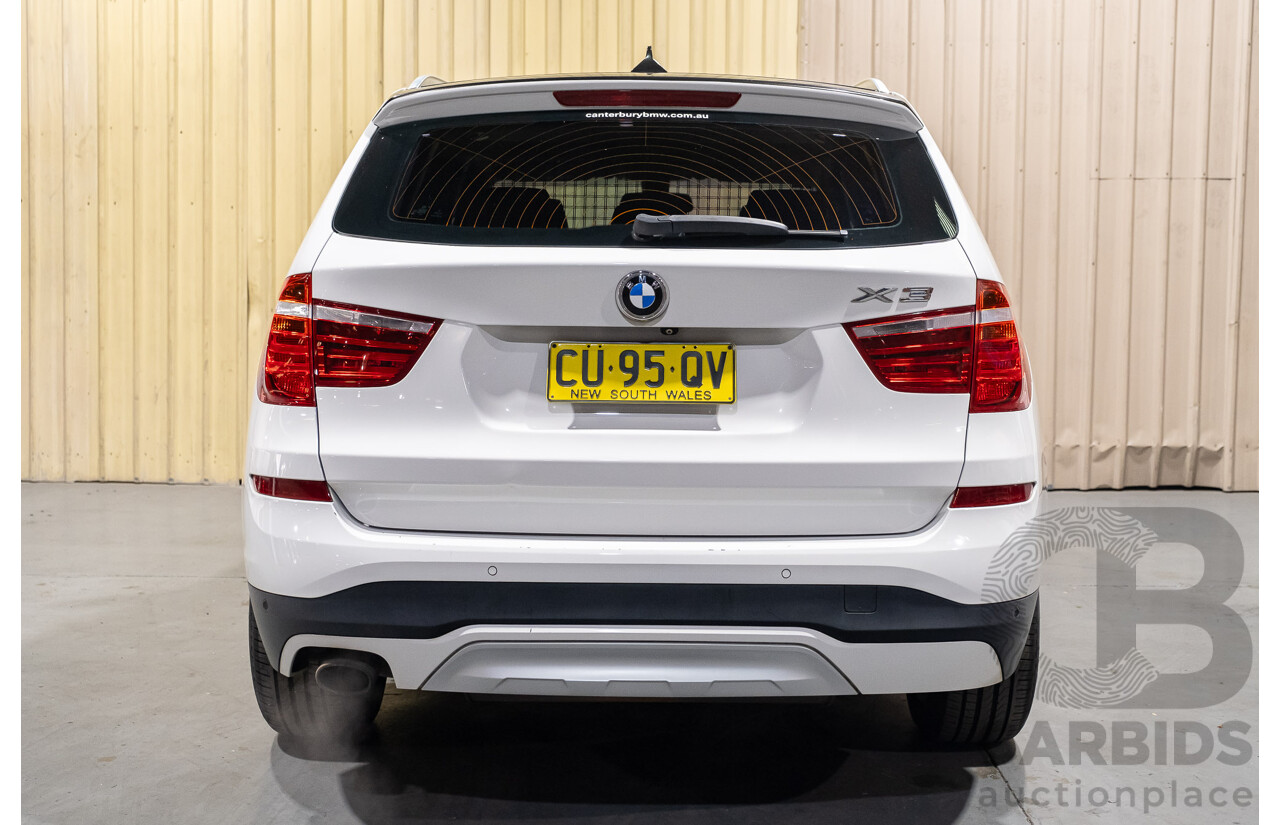 File:2015 BMW X3 sDrive F25 (rear).jpg - Wikimedia Commons