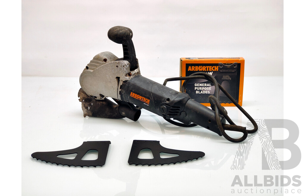 ARBORTECH AS160 Brick & Mortar Saw with Pack of All-Purpose Blades