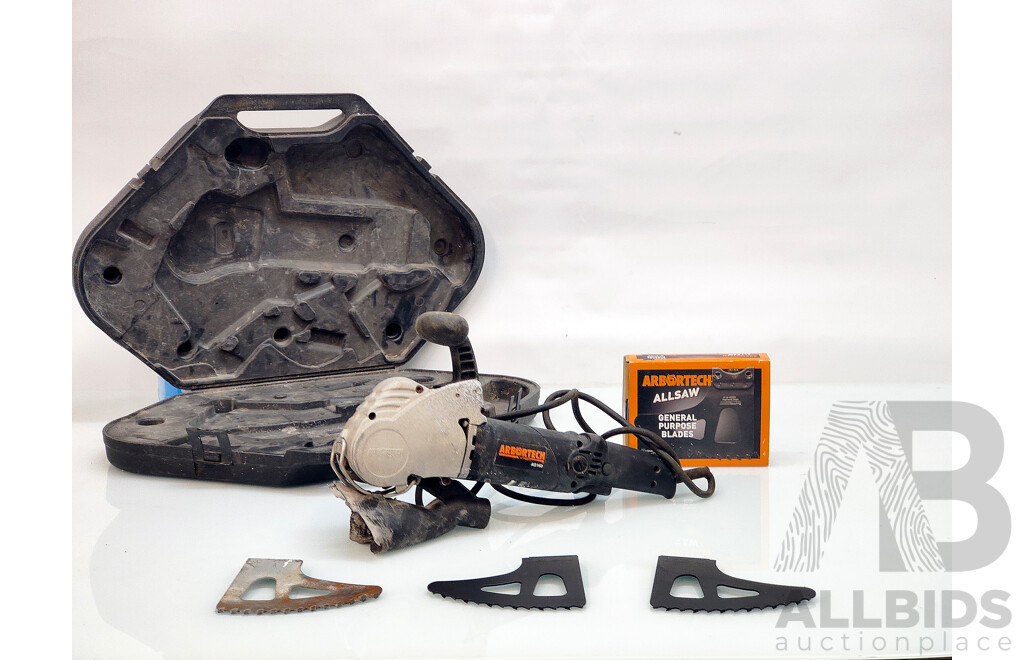 ARBORTECH AS160 Brick & Mortar Saw with Pack of All-Purpose Blades
