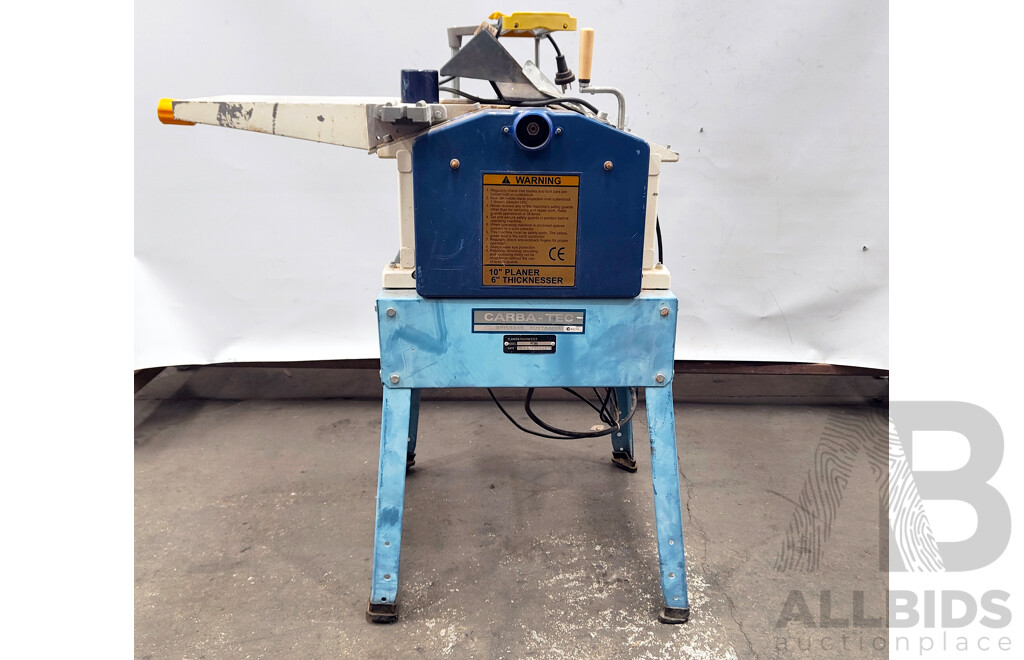 CARBA-TECH PT260 Planer and Thickenesser