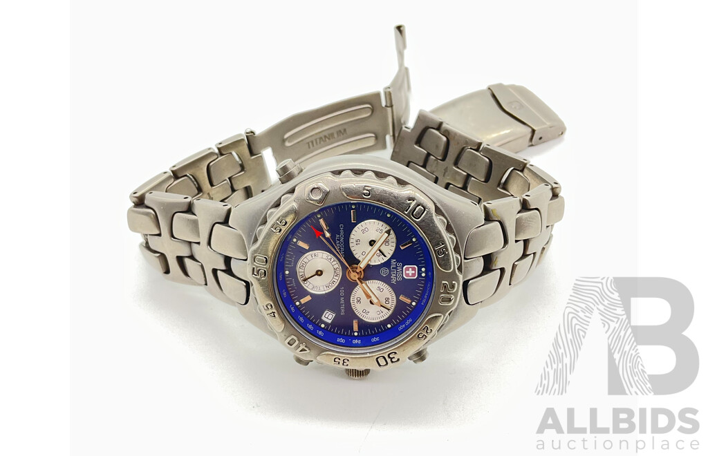 Swiss Military Men's Chronograph Watch with Day/Date Functions