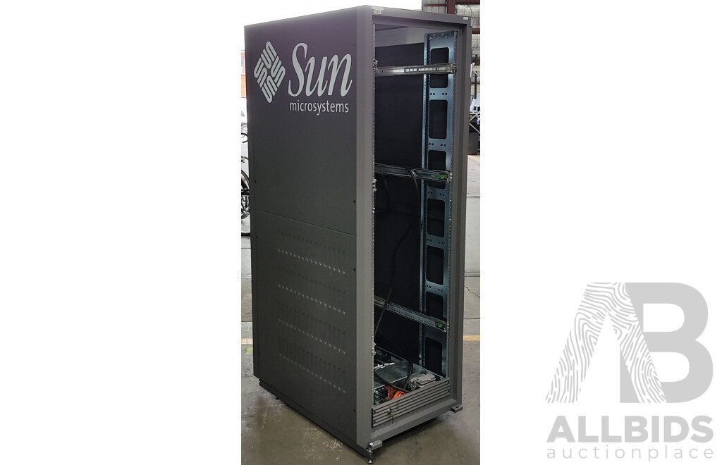 Sun Microsystems (1602R) 19-Inch 38RU Rack Mount Cabinet W/ Power Sequencers
