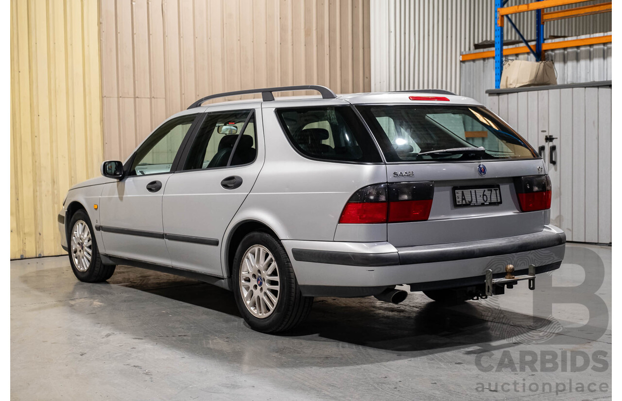 9/2000 Saab 9-5 S Estate 4d Wagon Silver Turbo 2.3L