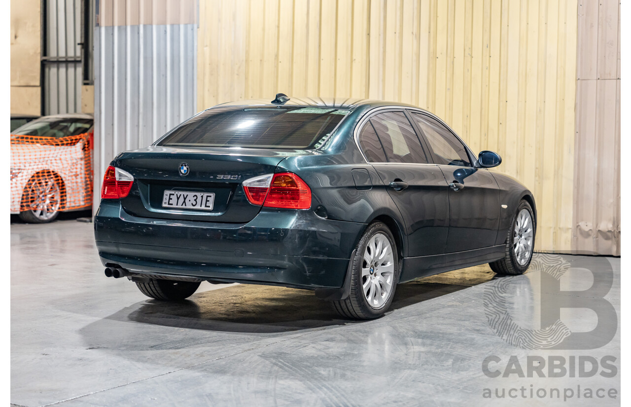 7/2006 BMW 330i E90 4d Sedan Tiefgruen Green Metallic 3.0L