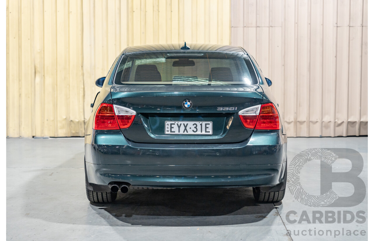 7/2006 BMW 330i E90 4d Sedan Tiefgruen Green Metallic 3.0L