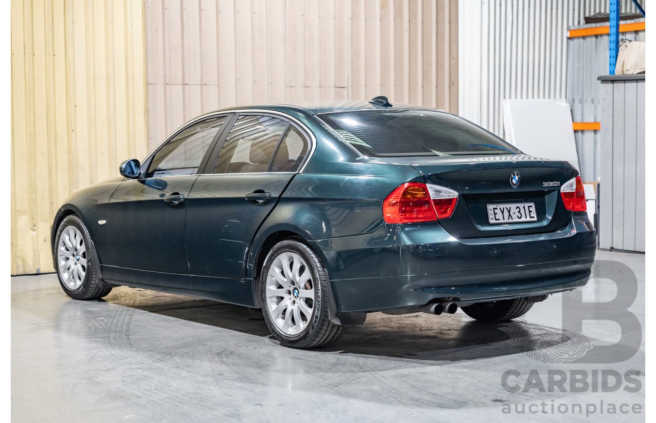 7/2006 BMW 330i E90 4d Sedan Tiefgruen Green Metallic 3.0L