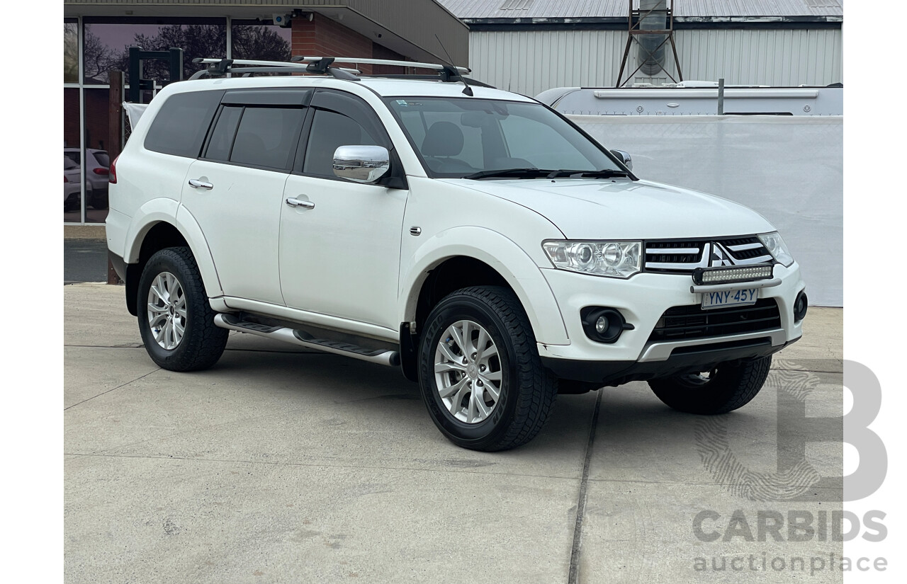 9/2014 Mitsubishi Challenger LS (5 Seat) (4x4) PC MY14 4d Wagon White 2.5L