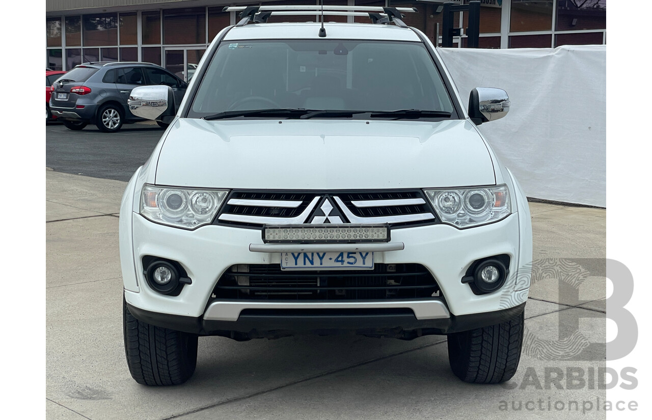 9/2014 Mitsubishi Challenger LS (5 Seat) (4x4) PC MY14 4d Wagon White 2.5L