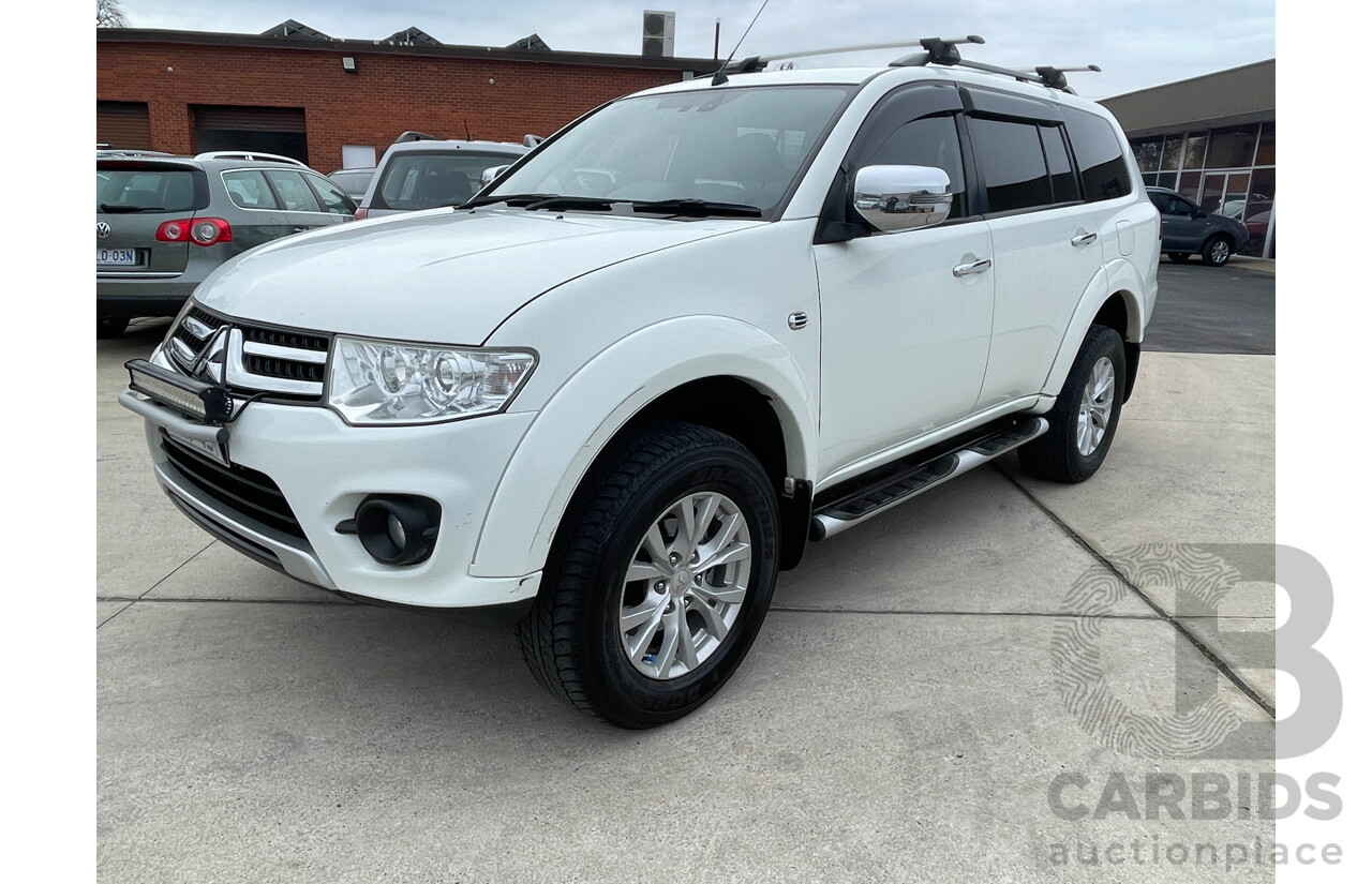 9/2014 Mitsubishi Challenger LS (5 Seat) (4x4) PC MY14 4d Wagon White 2.5L