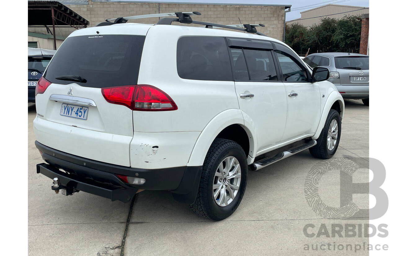 9/2014 Mitsubishi Challenger LS (5 Seat) (4x4) PC MY14 4d Wagon White 2.5L