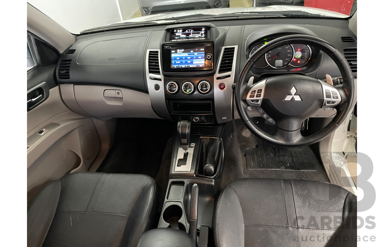 9/2014 Mitsubishi Challenger LS (5 Seat) (4x4) PC MY14 4d Wagon White 2.5L