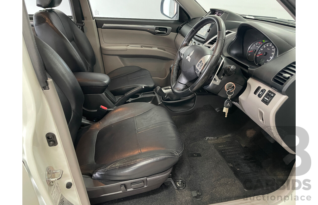 9/2014 Mitsubishi Challenger LS (5 Seat) (4x4) PC MY14 4d Wagon White 2.5L