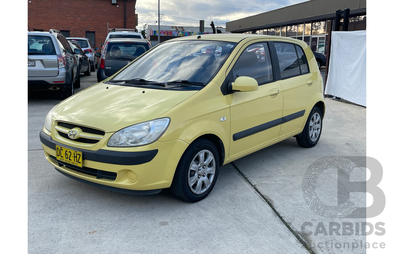 3/2007 Hyundai Getz 1.6 TB UPGRADE 5d Hatchback Black 1.6L