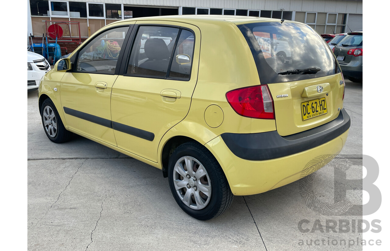 3/2007 Hyundai Getz 1.6 TB UPGRADE 5d Hatchback Black 1.6L