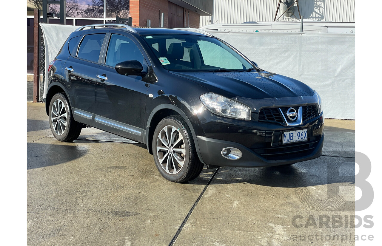 7/2012 Nissan Dualis Ti-L (4x4) J10 SERIES 3 4d Wagon Black 2.0L