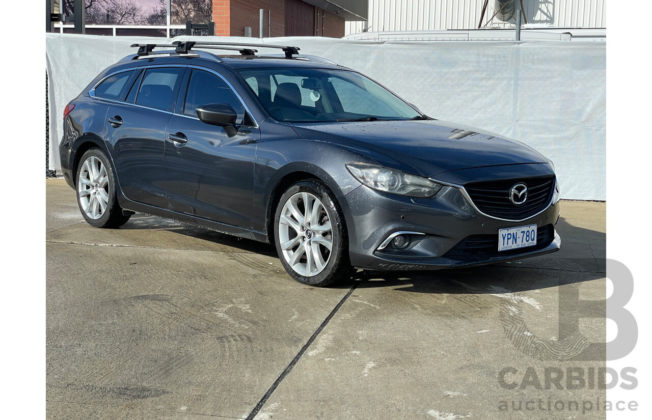 11/2013 Mazda Mazda6 GT 6C 4d Wagon Grey 2.2L