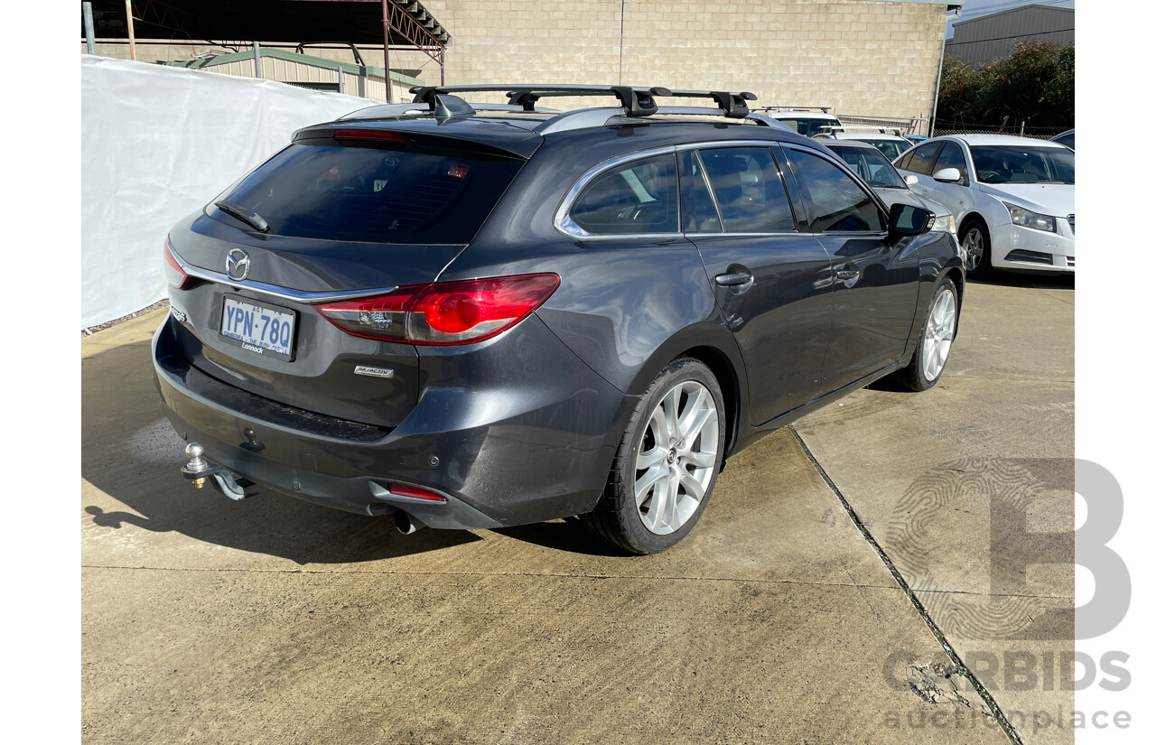 11/2013 Mazda Mazda6 GT 6C 4d Wagon Grey 2.2L