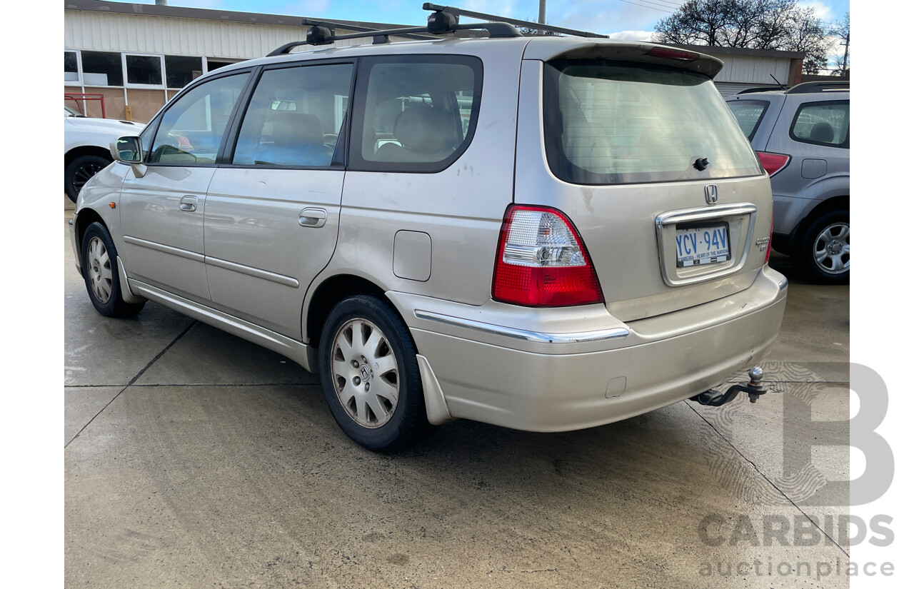 10/2003 Honda Odyssey V6L (6 Seat)  4d Wagon Bronze 3.0L