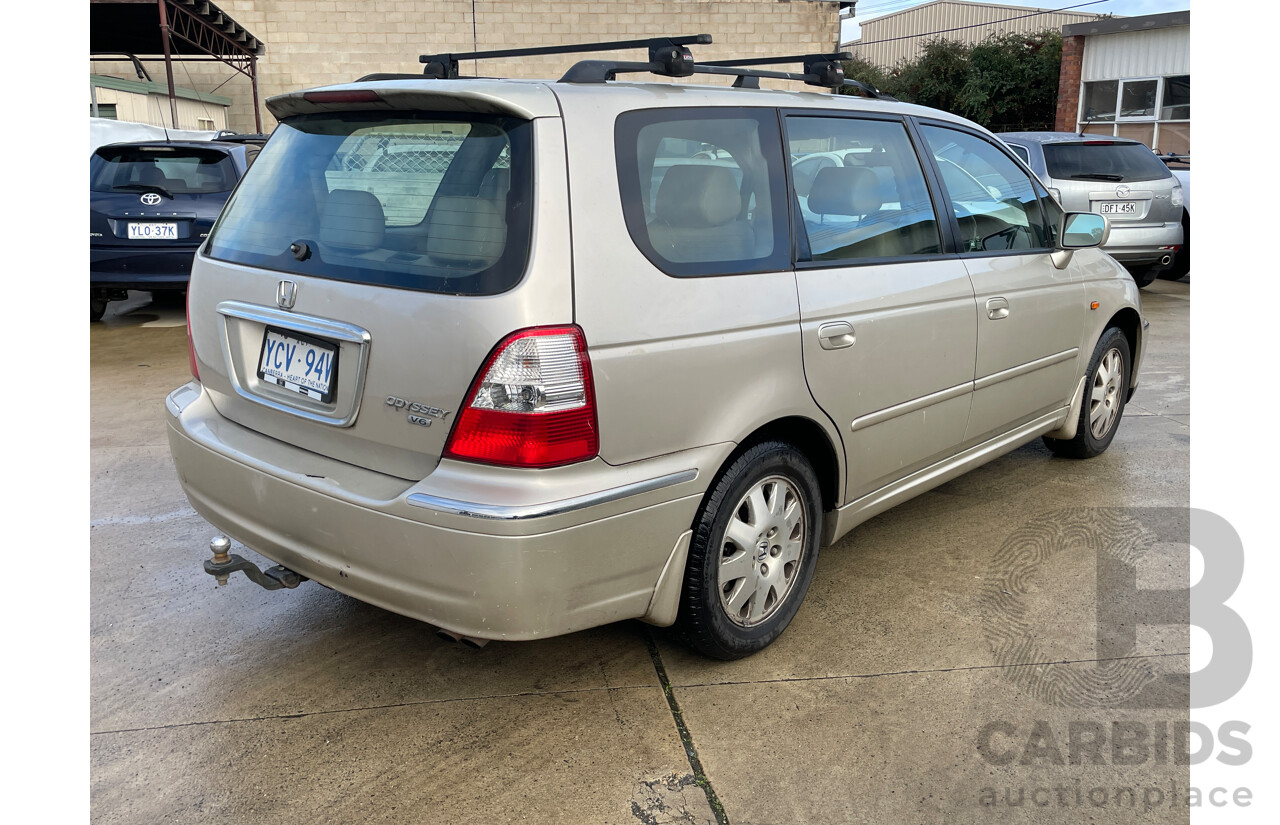 10/2003 Honda Odyssey V6L (6 Seat)  4d Wagon Bronze 3.0L