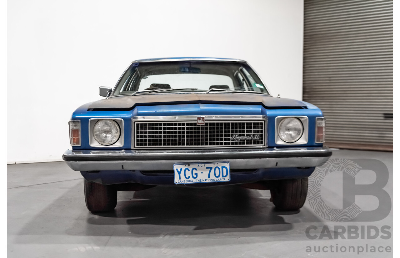 2/1978 Holden Kingswood SL HZ 4d Sedan Blue 4.2L V8