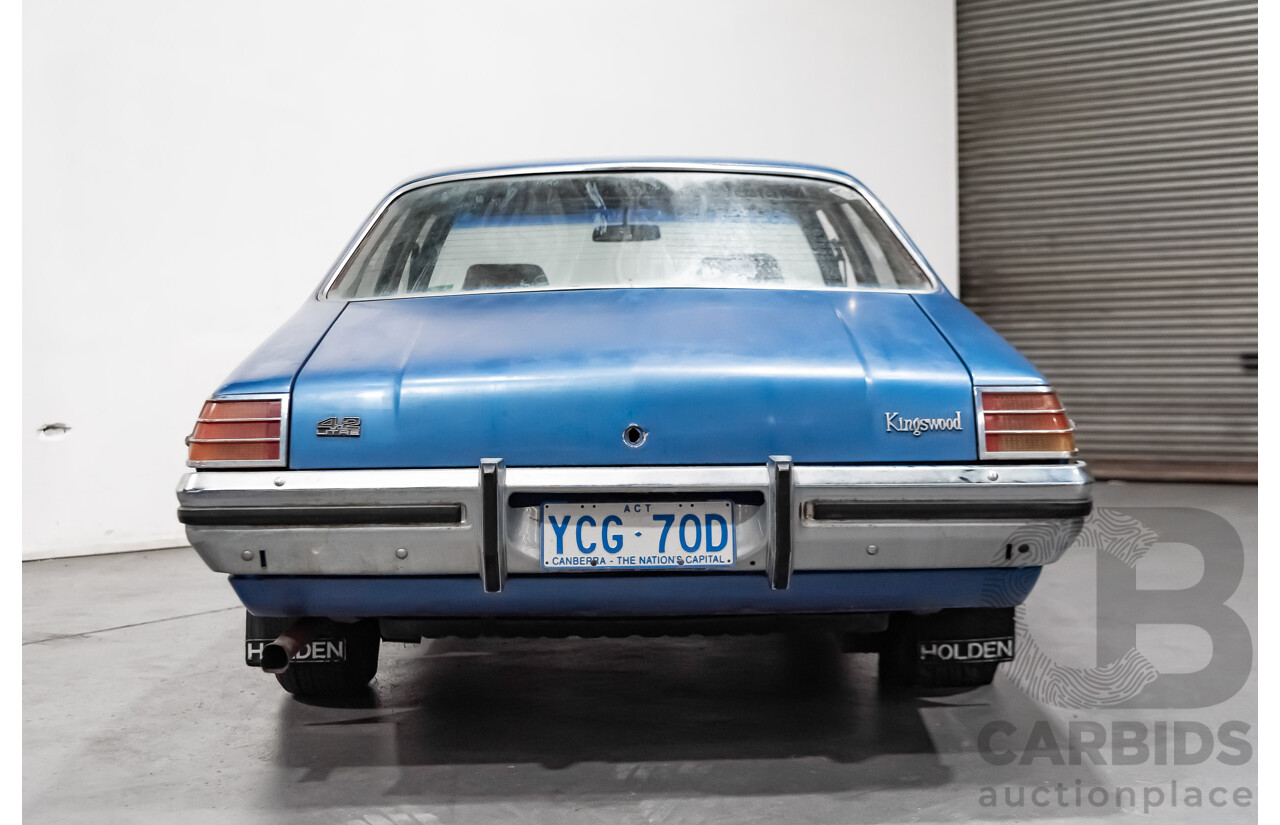 2/1978 Holden Kingswood SL HZ 4d Sedan Blue 4.2L V8