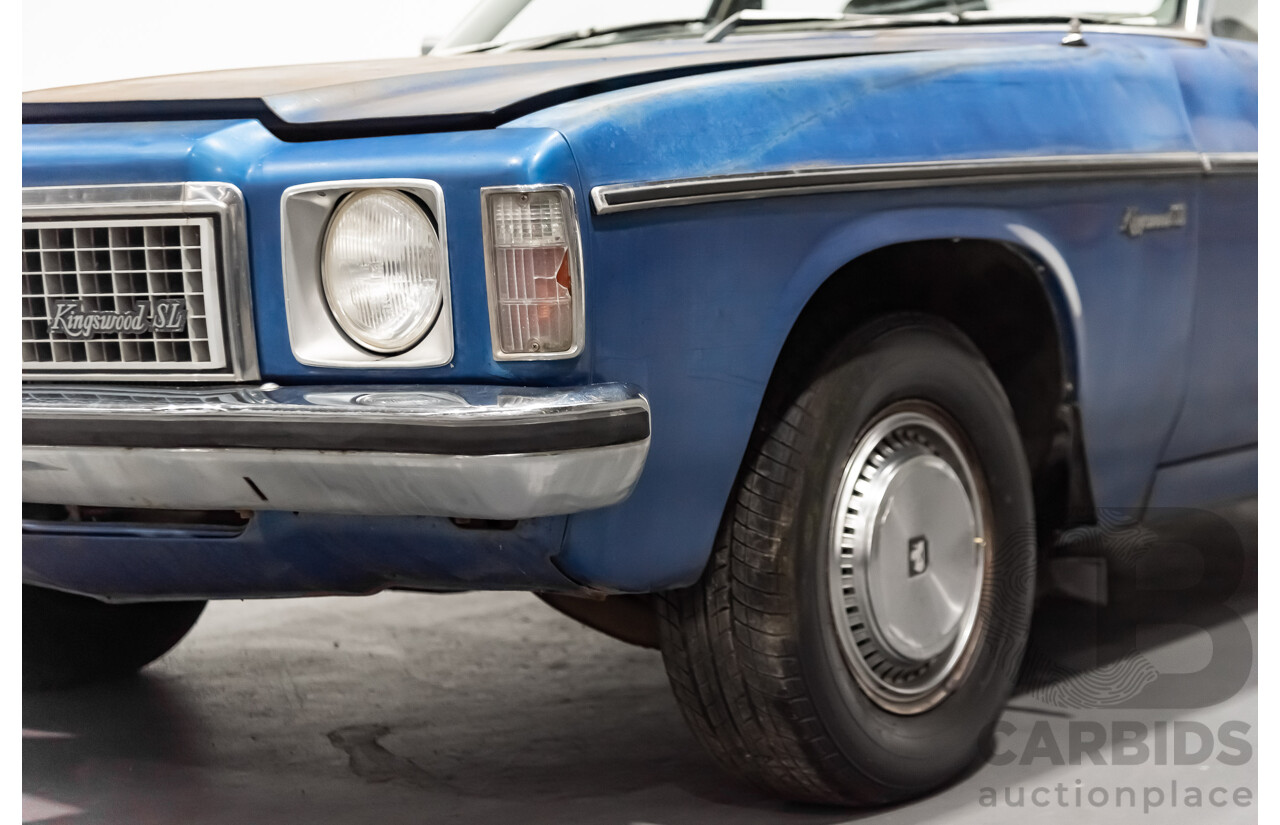 2/1978 Holden Kingswood SL HZ 4d Sedan Blue 4.2L V8