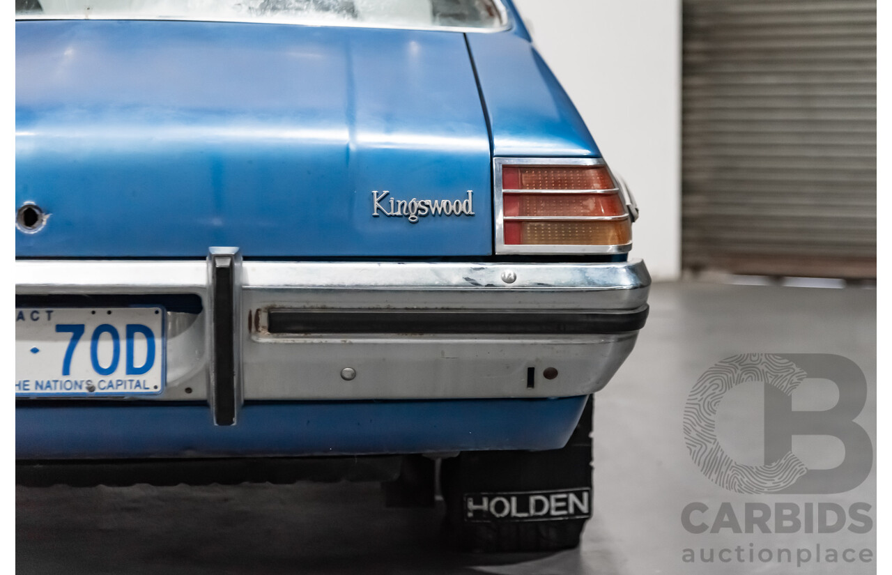 2/1978 Holden Kingswood SL HZ 4d Sedan Blue 4.2L V8