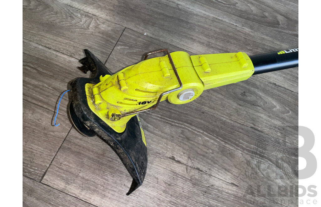 Ryobi One+ 18V 25/30cm Cordless Line Trimmer with Battery - ORP $150.00