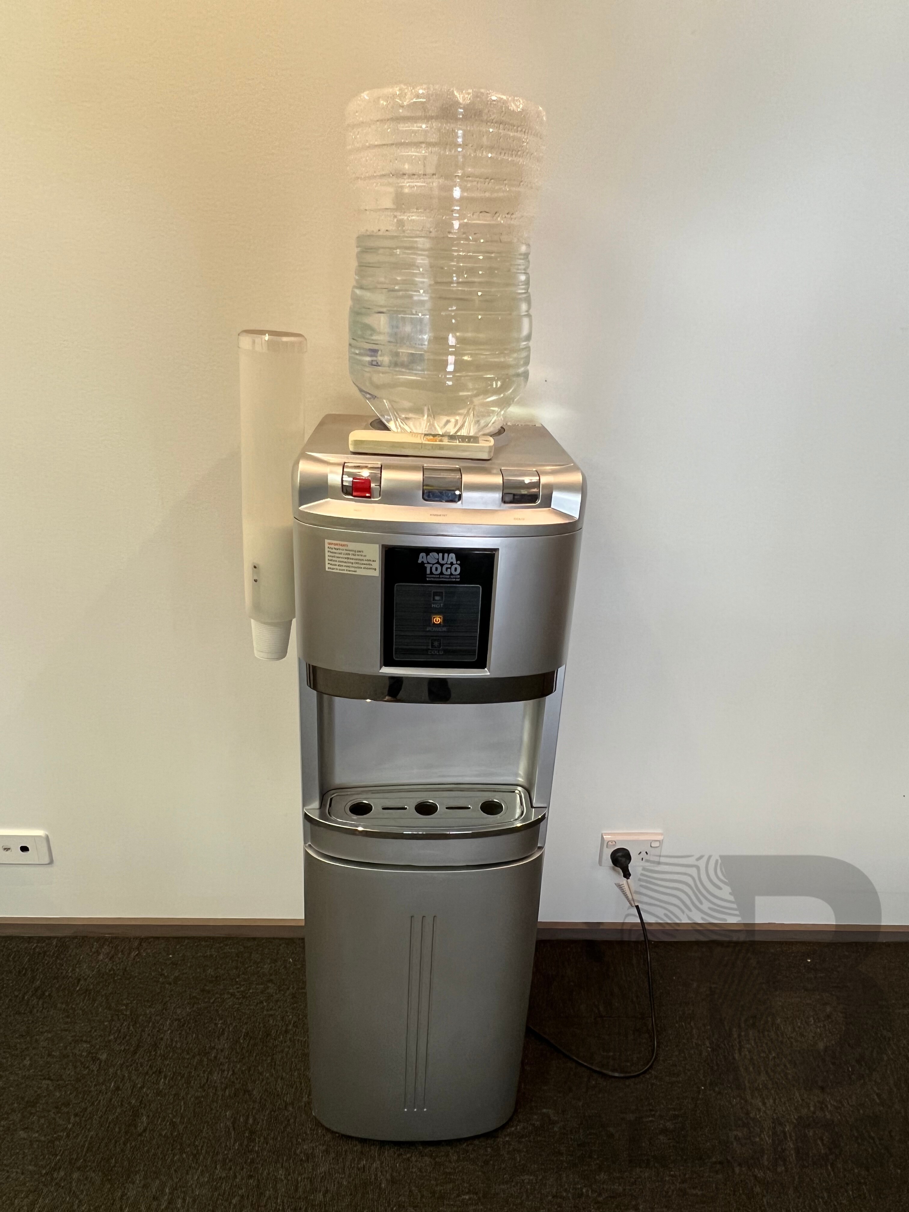 Aqua to go argento floor sale standing water cooler