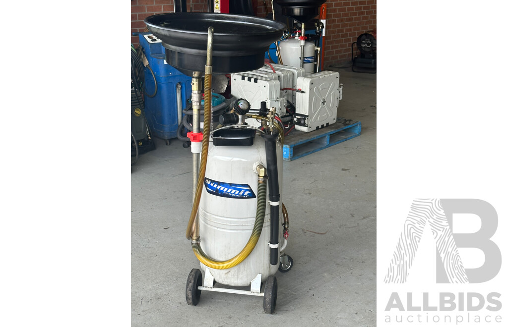 Summit Oil Drain Kart / Vacuum and Pressure Machine