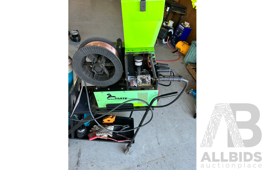 Mig150 Welder Mag Mate with Trolley