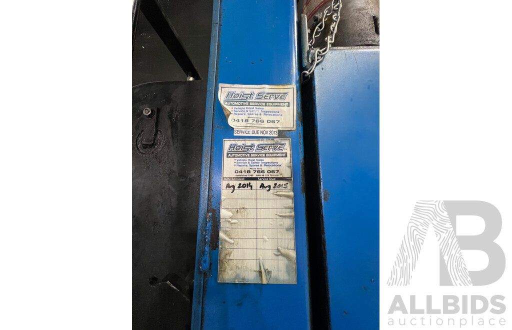 Bishamon FP-3000x Hydraulic 4 Post Car Hoist