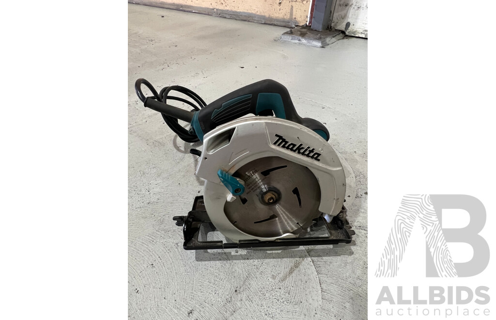 Makita 2414NB 14 Inch Cut of Saw & Makita H57000 Circular Saw