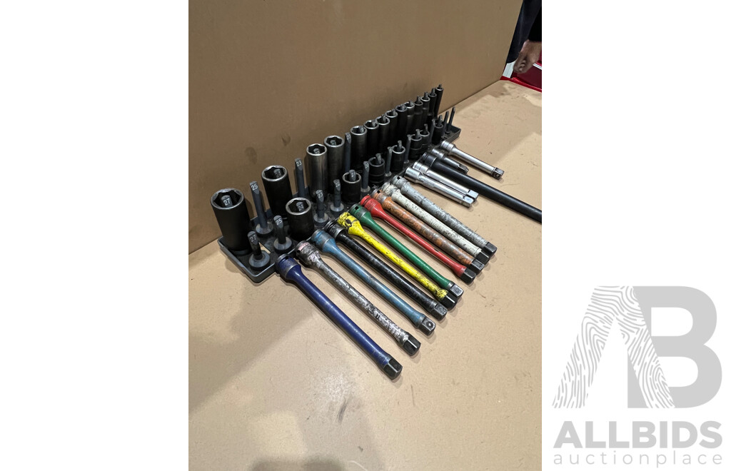 Half Inch Drive Sockets, Extenstion & Torx Sticks