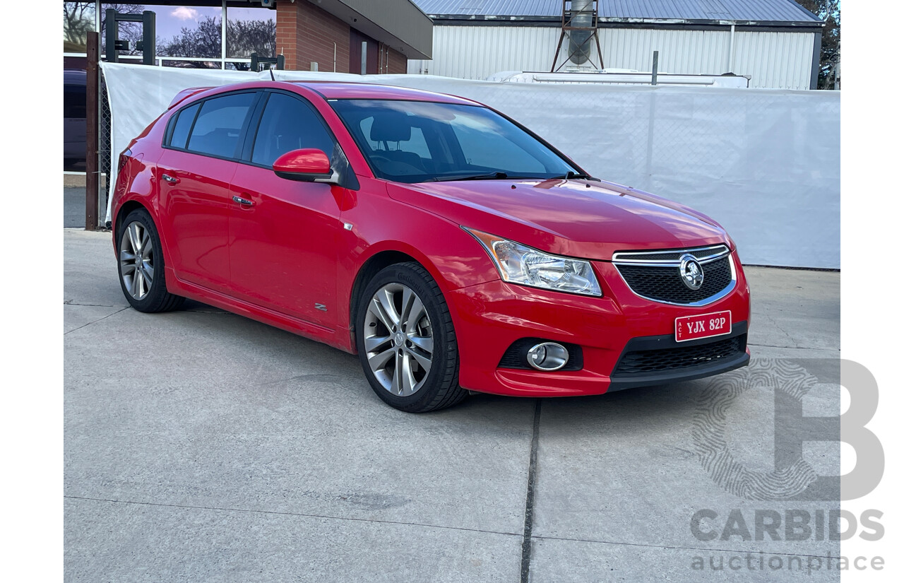5/2014 Holden Cruze SRi Z-Series JH MY14 5d Hatchback Red 1.6L