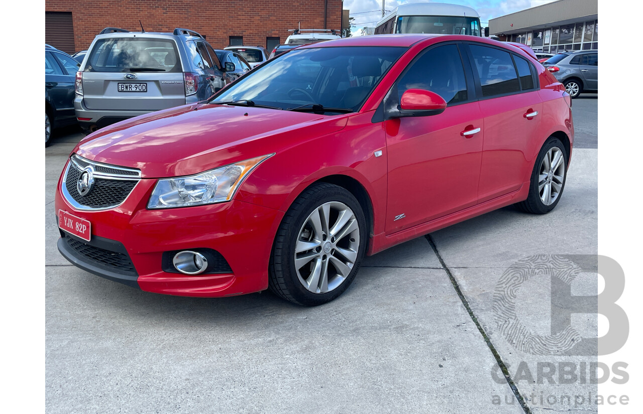 5/2014 Holden Cruze SRi Z-Series JH MY14 5d Hatchback Red 1.6L