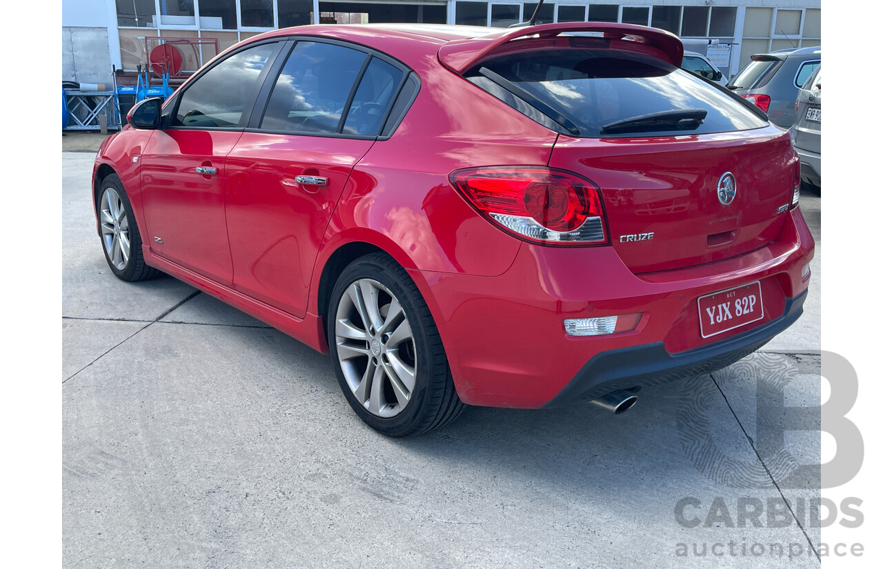 5/2014 Holden Cruze SRi Z-Series JH MY14 5d Hatchback Red 1.6L