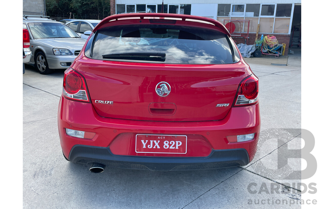 5/2014 Holden Cruze SRi Z-Series JH MY14 5d Hatchback Red 1.6L