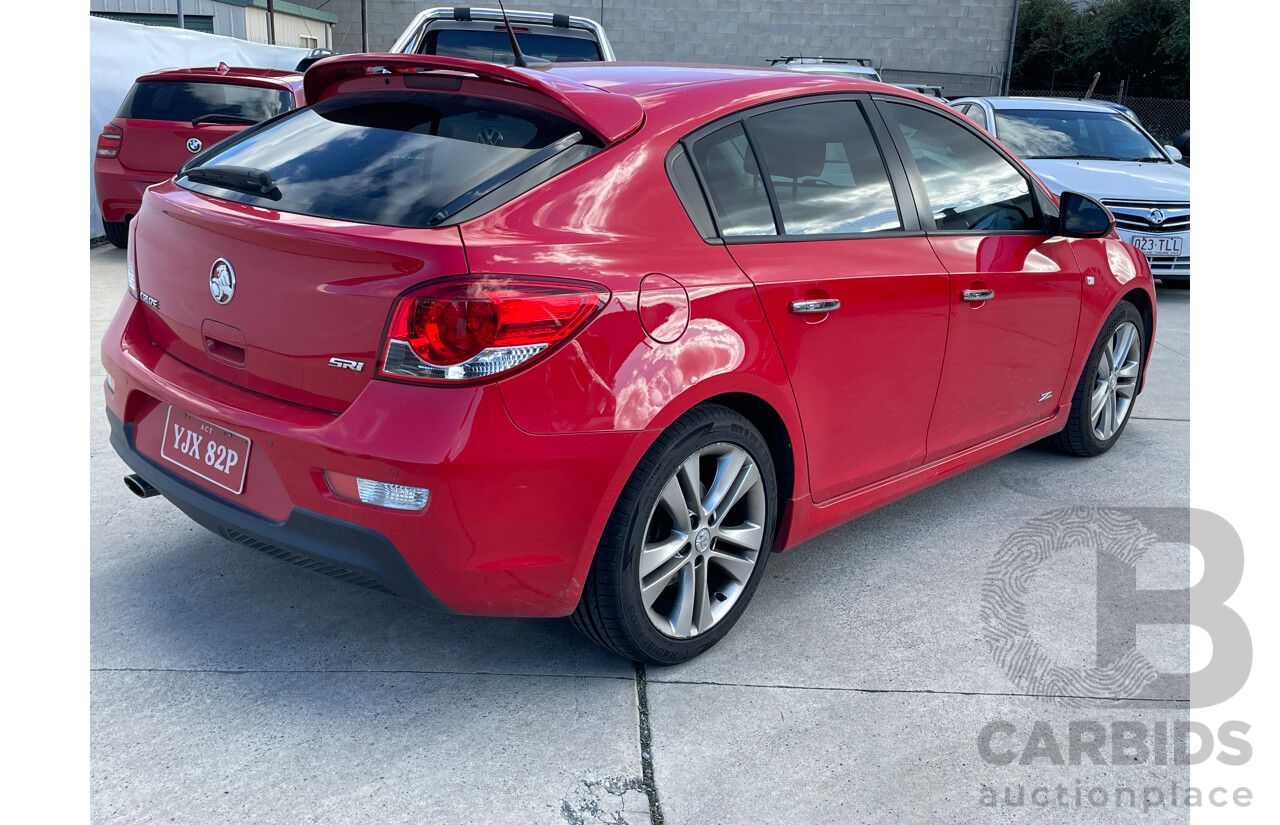 5/2014 Holden Cruze SRi Z-Series JH MY14 5d Hatchback Red 1.6L